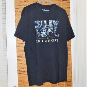 Billy Joel In Concert 2020 Tour T-Shirt Double Sided Navy Blue *Tag Size: XL